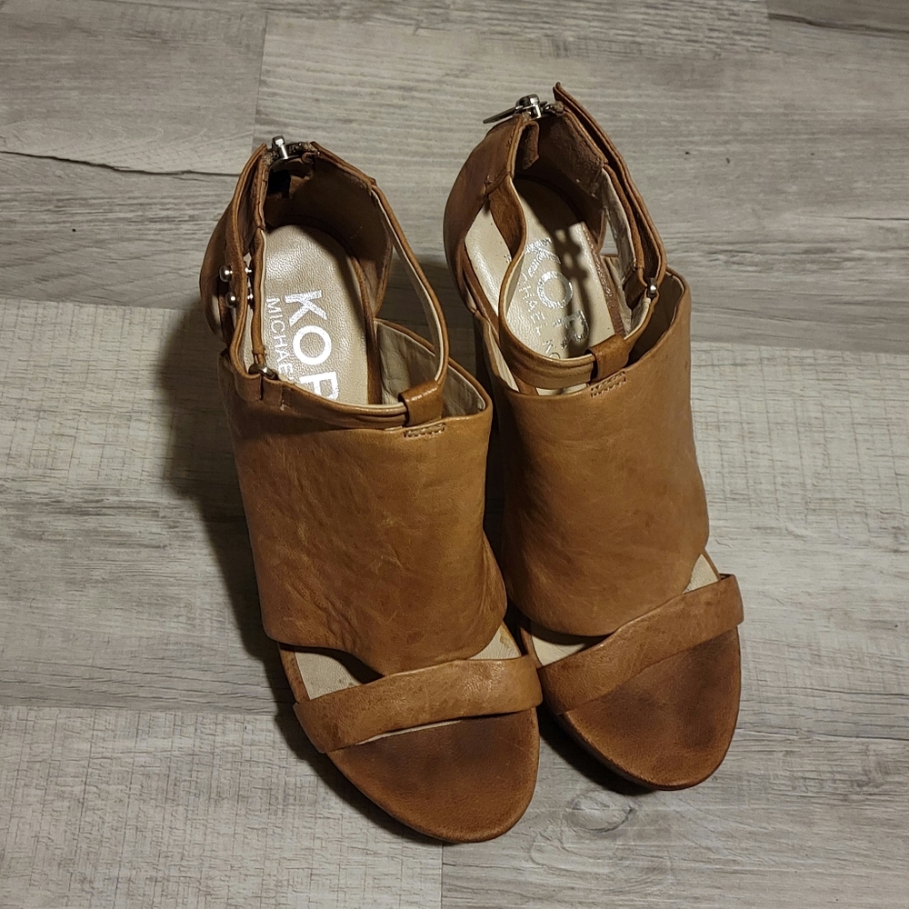 Women's Leather Kors Wedges by Michael Kors - Picture 6 of 10